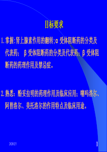 肾上腺素受体阻断药完整版