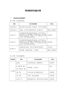 50培训组织实施方案