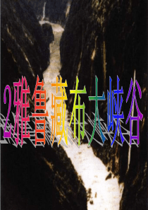 人教版四年级语文上册2《雅鲁藏布大峡谷》PPT课件