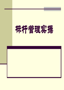 标杆管理实操
