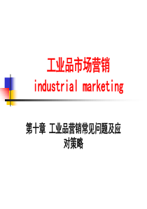 10工业品营销常见问题课件