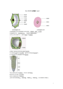 生地会考复习资料：初中生物图