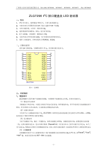 6ZLG7290(IIC串行接口键盘显示芯片)