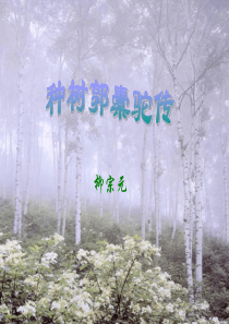 《种树郭橐驼传》ppt课件