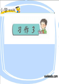 四年级下语文课件-习作三 生活中的新发现-苏教版【小学学科网】