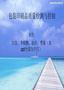 包装印刷品质量检测与控制