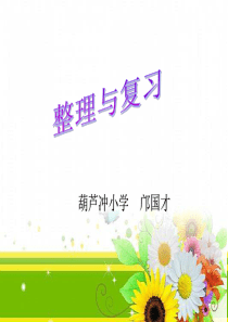 人教版六年级数学下册“百分数(二)整理与复习”PPT课件(1)