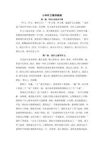 小学作文辅导教程