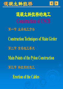 斜拉桥施工技术