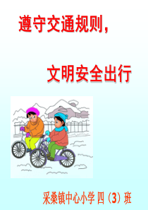 遵守交通规则,文明安全出行主题班会