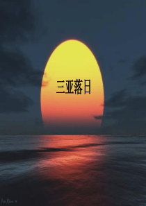 73三亚落日课件