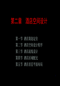 酒店空间设计  第2章