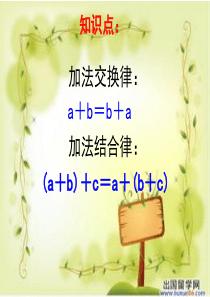四年级数学下册《乘法交换律和结合律》ppt课件1[1]