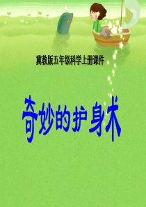 冀教版小学科学五年级上册《奇妙的护身术》PPT课件