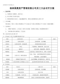 员工大会方案及议程执行案(8-20)