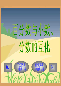 百分数和分数、小数的互化PPT