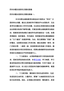 四风整改措施文档