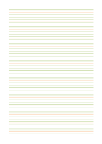 英语本四线三格A4完美排版