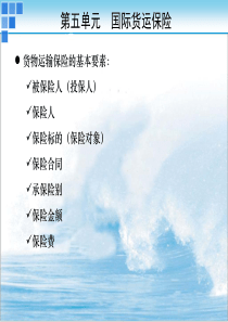 国际贸易实务课件 国际货运保险