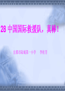 28《中国国际救援队,真棒》课件