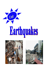新人必修一 Unit4 Earthquakes[语言点课件]