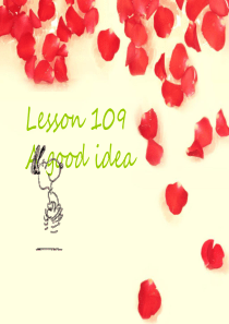 新概念一Lesson 109-110