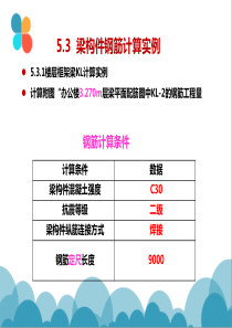 梁构件钢筋计算实例