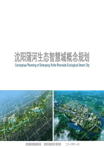 沈阳蒲河生态智慧城概念规划