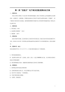 电子商务技能竞赛活动方案