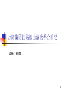 XX酒店整合战略