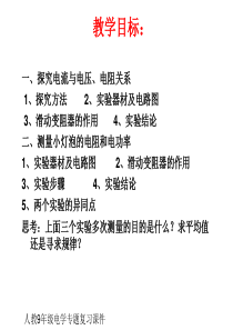 电学重点实验复习
