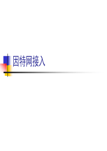 13 Internet接入