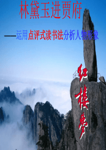 案例：运用点评法评点《林黛玉进贾府》