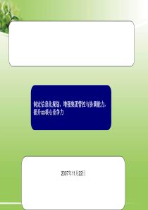 xxxx(集团)信息化战略规划
