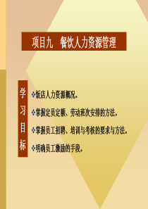餐饮人力资源管理
