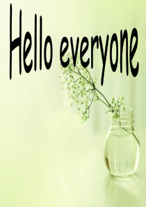 3L 英语  lesson1课件