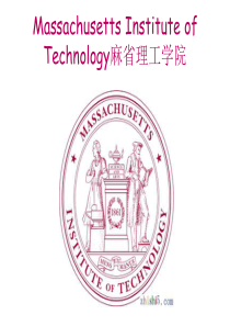 MIT麻省理工英文PPT