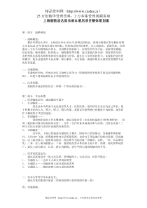 上海酒店项目整体策划案