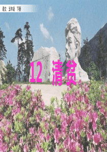 部编版五年级下12-清贫