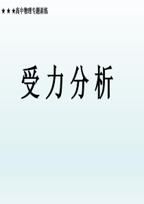 高中物理受力分析专题 (1)