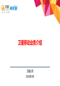 卫星移动通信业务介绍
