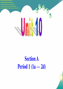 2014年新目标九年级Unit10全单元课件