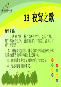 夜莺之歌 课件资料