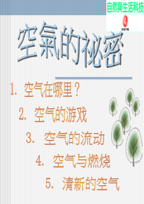 小学科学课件空气1