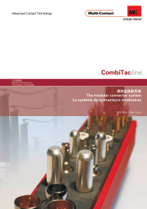 史陶比尔Multi-Contact(MC)组合型模块化多功能矩形电连接器CombiTac