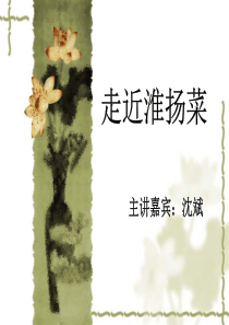 淮扬菜介绍