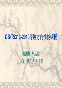 GBT5313厚度方向性能钢板