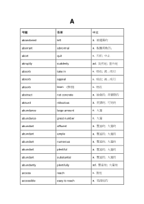 康老师托福词汇题汇总