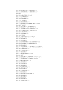 制药企业大全（DOC50页）