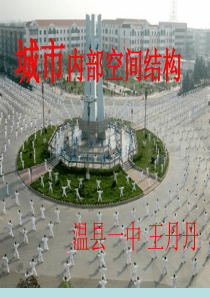 城市内部空间结构~王丹丹